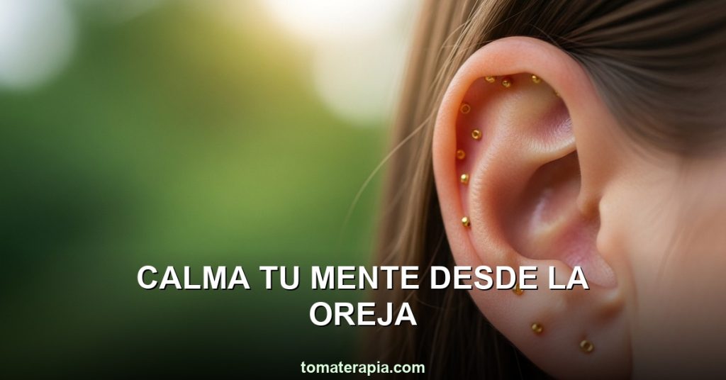 Auriculoterapia para la ansiedad: qué es y cómo funciona